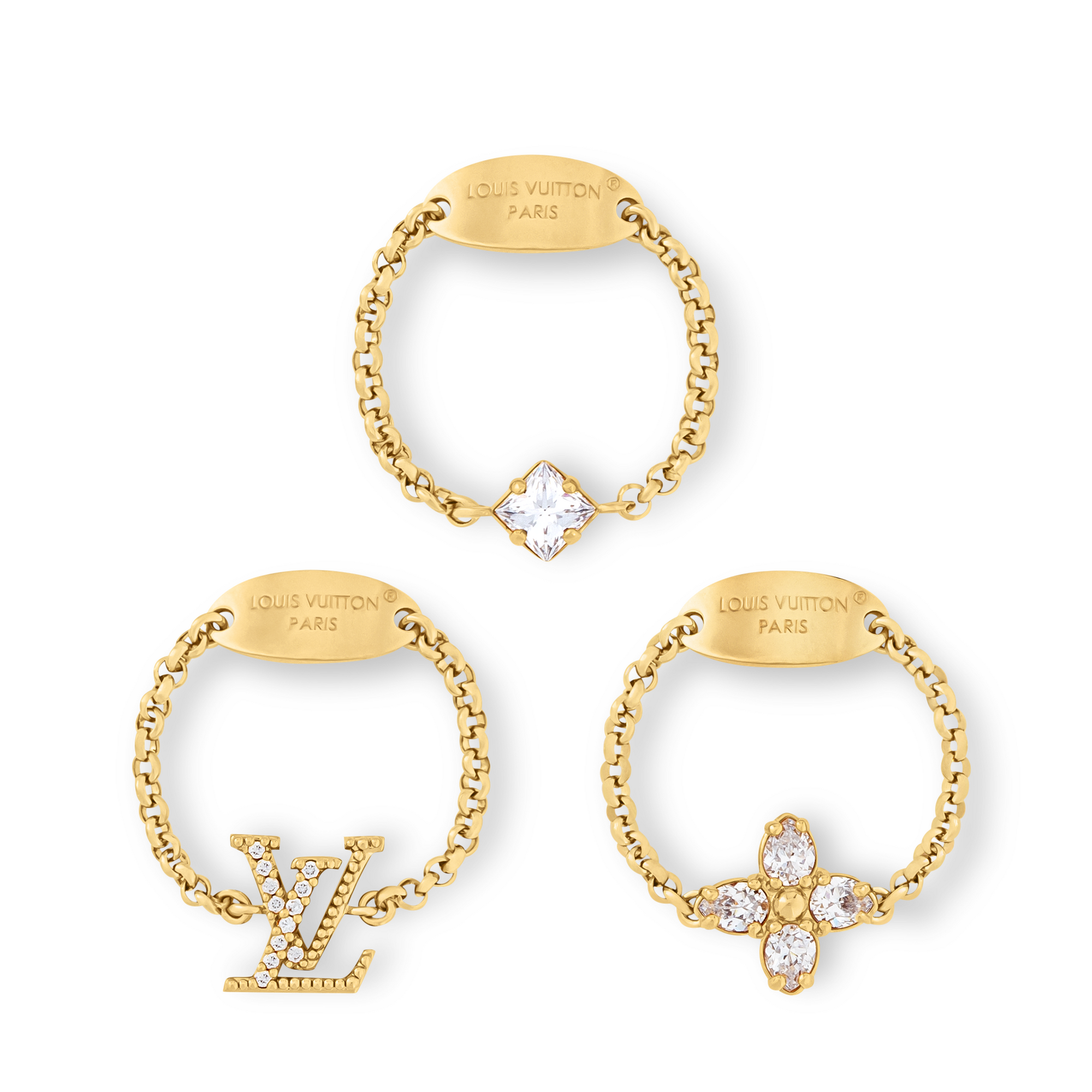 Set de anillos Lady LV S00 - Bisutería | LOUIS VUITTON